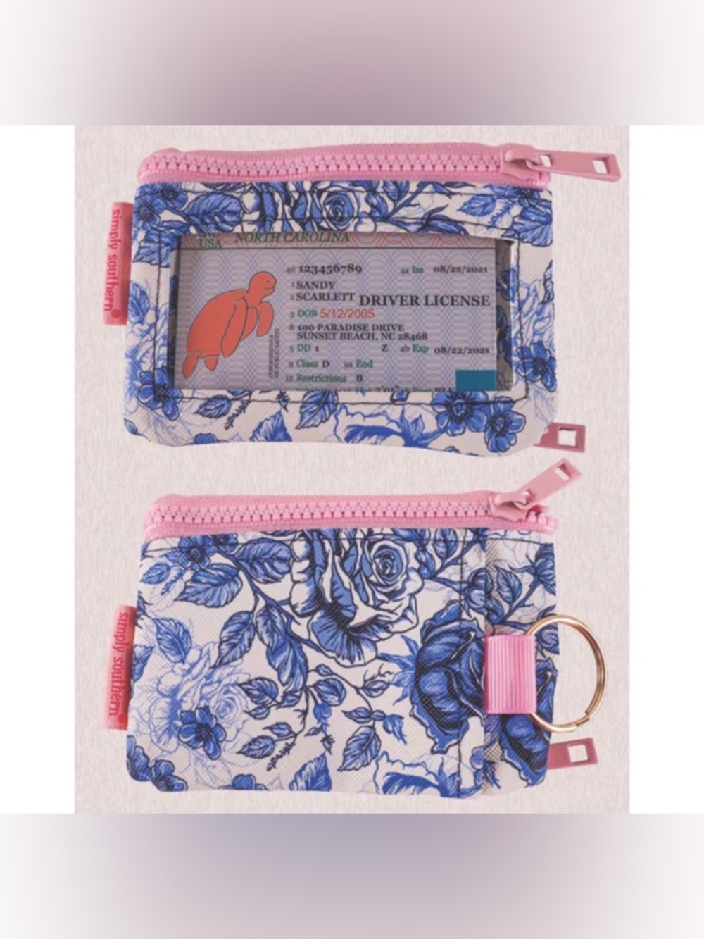Simply Southern ID wallet: Rose - Picture 2 of 2